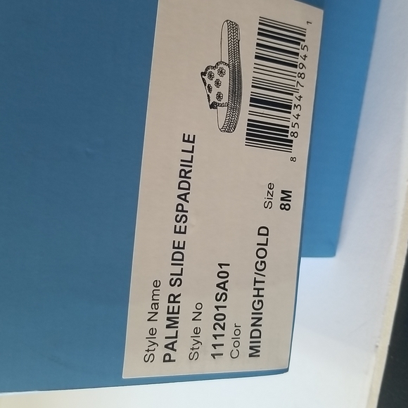 Jack Rodgers Palmer Slide Espadrille sz 8 - Picture 8 of 8